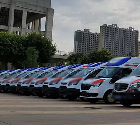 白山服务车队展示