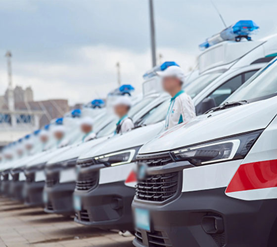 白山服务车队展示